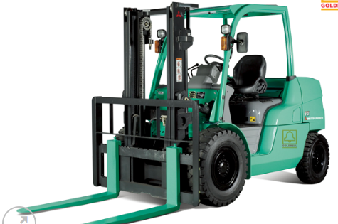 Xe nâng dầu hiệu Mitsubishi model serial FD40~55NT
